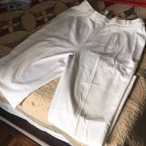 Ultra Soft Cotton White Pants